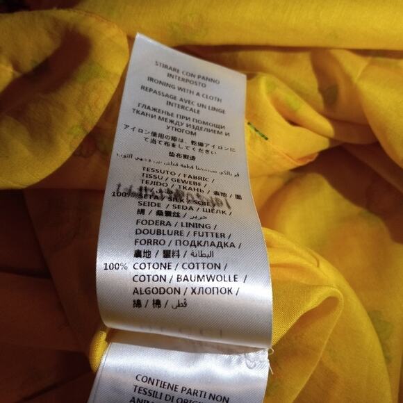 NWT Gucci "Rosebud" 100% Silk Girls Dress Size 3-6 Months - Picture 8 of 11